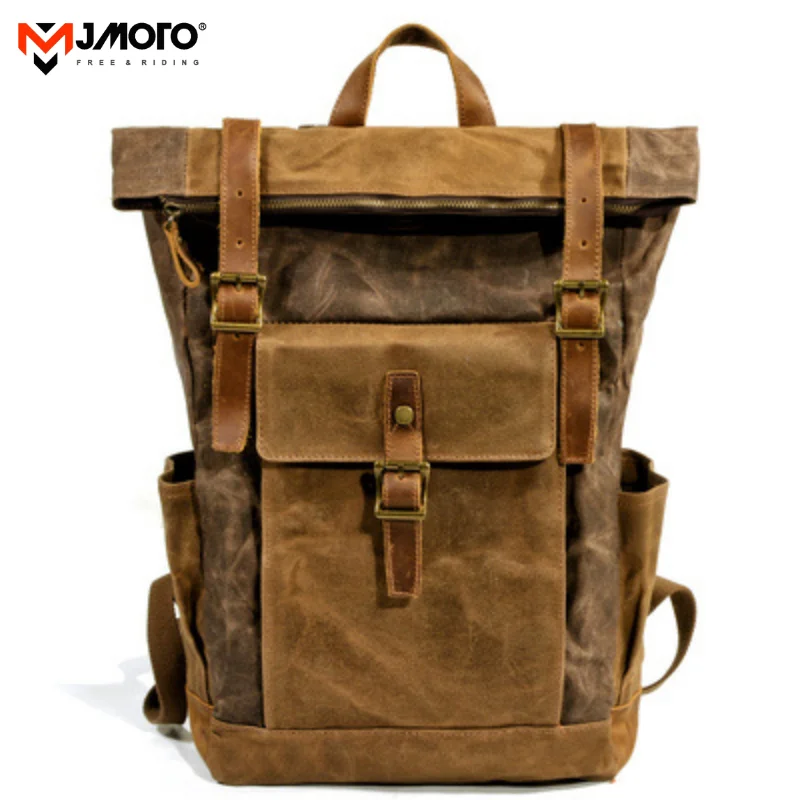 Motorcycle Retro Backpack Waterproof Motorcycle Saddle Bag Outdoor Travel Motocross Suitcase Leather Wearable Luggage Pack
Motorcycle Retro Backpack Waterproof Motorcycle Saddle Bag Outdoor Travel Motocross Suitcase Leather Wearable Luggage Pack
