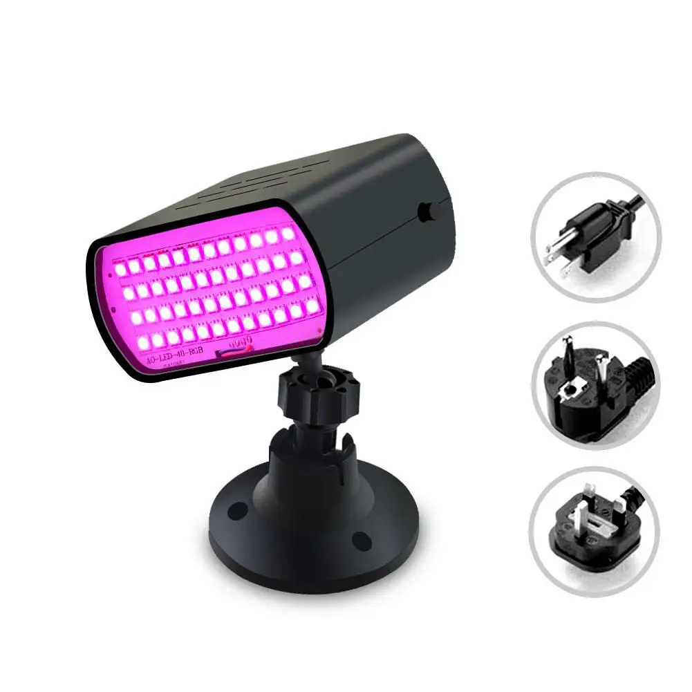 Сценический свет rgb AC110-240V 48 Светодиодный стробоскопический светильник звуковая активированная сценическая лампа для дискотеки DJ вечерние ...
Сценический свет rgb AC110-240V 48 Светодиодный стробоскопический светильник звуковая активированная сценическая лампа для дискотеки DJ вечерние ...