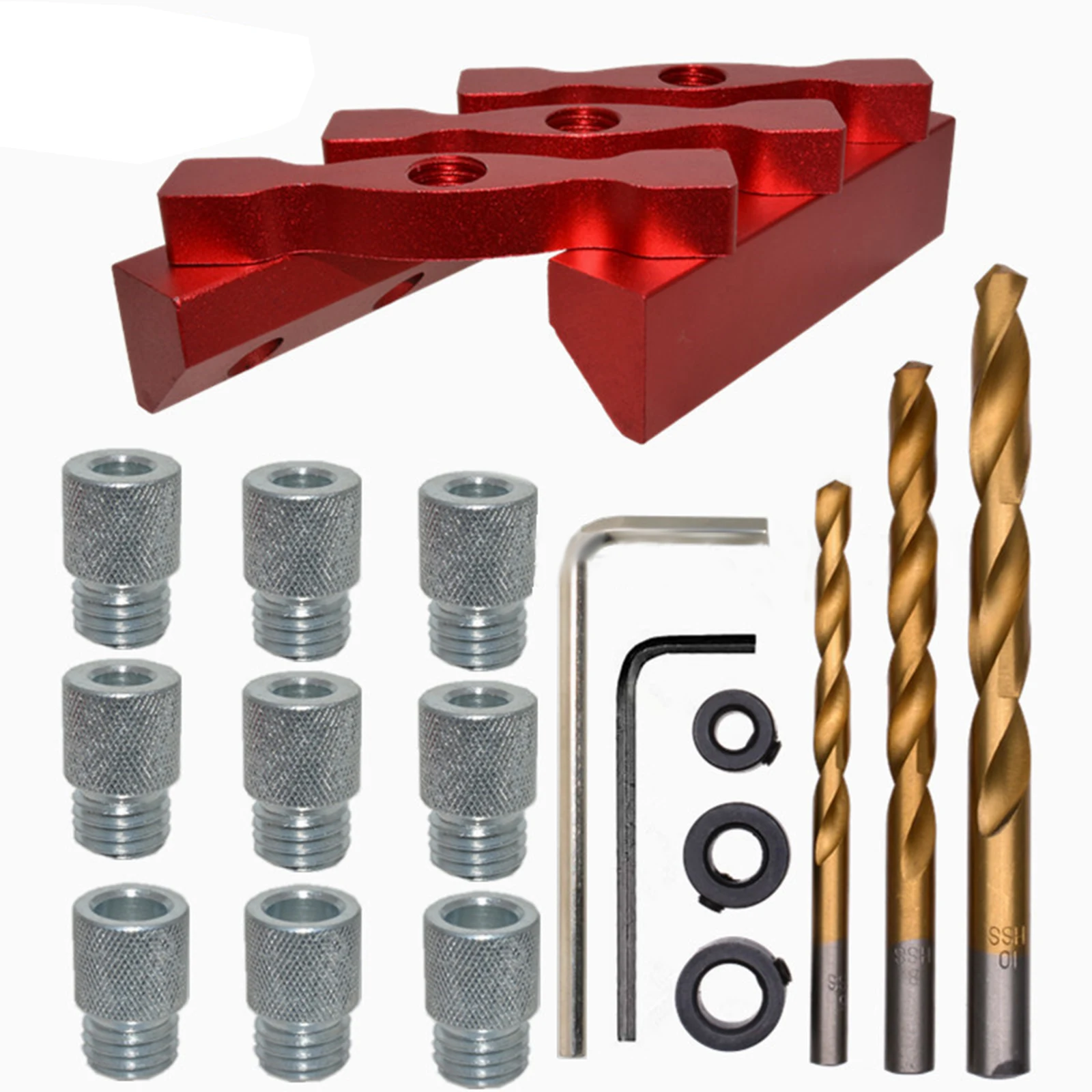 18pcs 6/8/10mm Woodworking Hole Locator Self Centering Punch Wood Board Vertically Hole Puncher Positioner Tools
18pcs 6/8/10mm Woodworking Hole Locator Self Centering Punch Wood Board Vertically Hole Puncher Positioner Tools