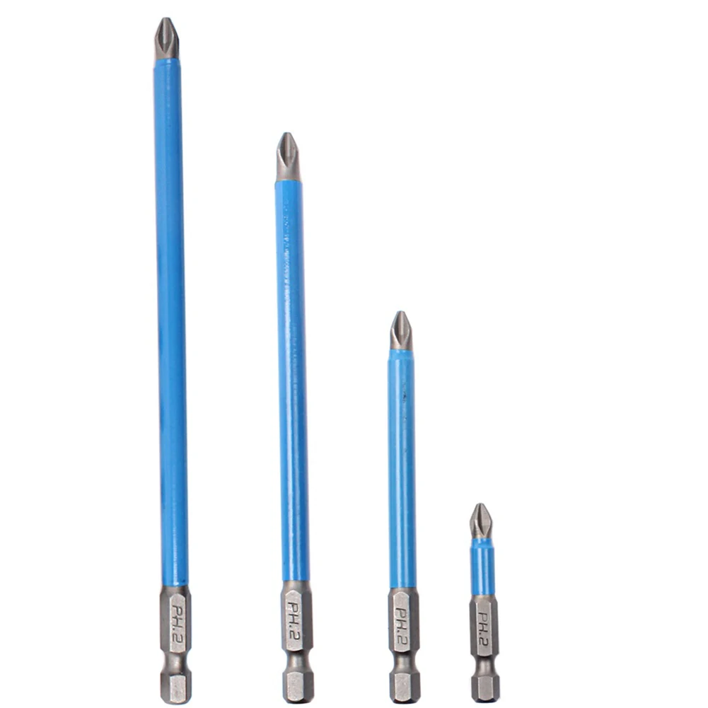 4Pcs Magnetic Electric Screwdriver Bits 50/90/127/150mm Non-Slip 1/4" Hex Shank PH2 Cross Head Screwdriver Bits
4Pcs Magnetic Electric Screwdriver Bits 50/90/127/150mm Non-Slip 1/4" Hex Shank PH2 Cross Head Screwdriver Bits