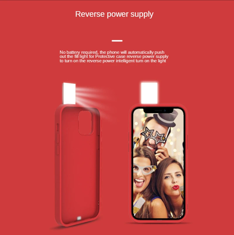 For Apple IPhone 12 Pro Max Ring Light Case With Flash Light Beauty Photo For IPhone 12 Flash Led Selfie Fill Light Liquid Cover
For Apple IPhone 12 Pro Max Ring Light Case With Flash Light Beauty Photo For IPhone 12 Flash Led Selfie Fill Light Liquid Cover