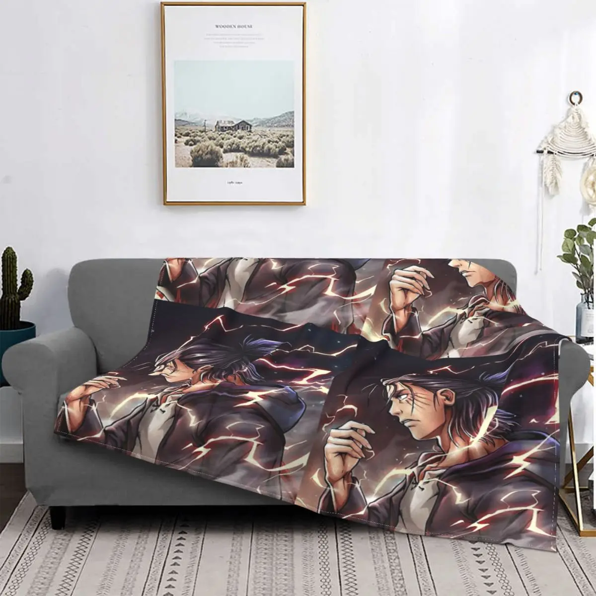 Attack On Eren-Manta Yeager para cama, edredón a cuadros de Anime, manta doble de lino y algodón
Attack On Eren-Manta Yeager para cama, edredón a cuadros de Anime, manta doble de lino y algodón