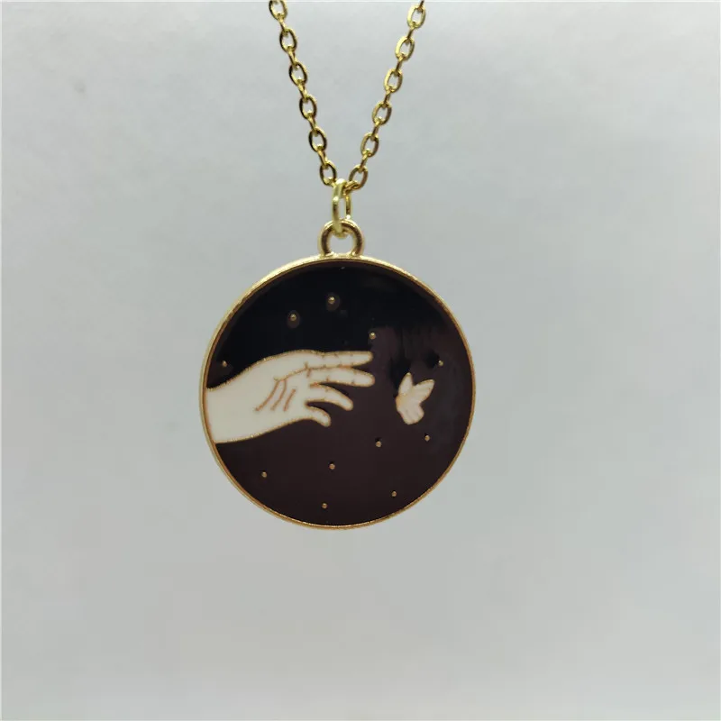 Yungqi, мультяшный очаровательный кулон в виде животного, модное Ювелирное Украшение для вечеринки, эмалированная круглая бирка, ожерелья для ... 
Yungqi, мультяшный очаровательный кулон в виде животного, модное Ювелирное Украшение для вечеринки, эмалированная круглая бирка, ожерелья для ...