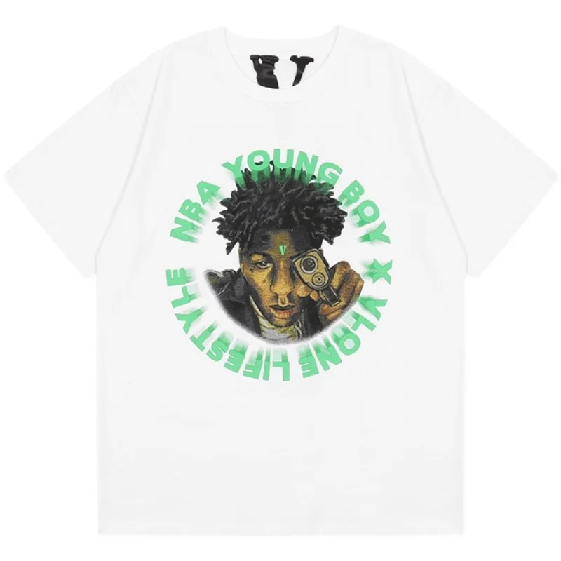 Spring 2021 Summer New Vlone Character Big V Printing Tee High Street Tide Brand Loose Hip-hop Men and Women Short-sleeved
Spring 2021 Summer New Vlone Character Big V Printing Tee High Street Tide Brand Loose Hip-hop Men and Women Short-sleeved