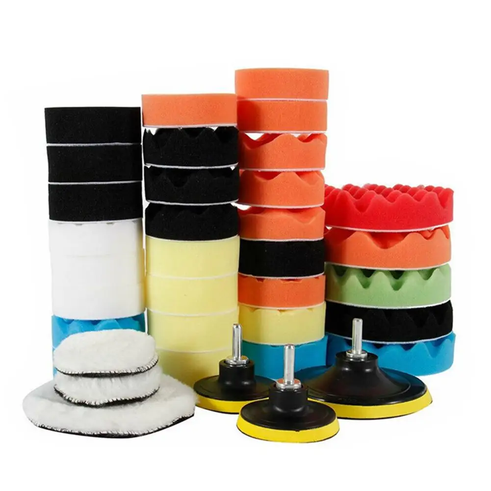 Polishing Sponge Pad Set Waxing Sponge Disc Wheel Car Care Kit For Boat Car Polish Buffer Removes Scratches Drill Attachment
Polishing Sponge Pad Set Waxing Sponge Disc Wheel Car Care Kit For Boat Car Polish Buffer Removes Scratches Drill Attachment