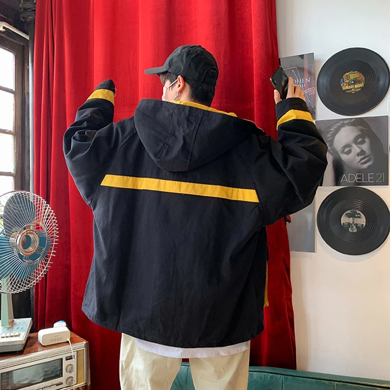 Jacket Men Spring Autumn Men's Tooling Jacket Clothes Korean Youth Teenagers Hooded Jacket Casual Men Baseball Harajuku Clothing
Jacket Men Spring Autumn Men's Tooling Jacket Clothes Korean Youth Teenagers Hooded Jacket Casual Men Baseball Harajuku Clothing