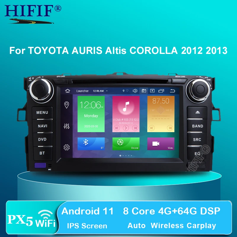 DSP IPS Octa Core 4G RAM Android 11 автомобильный DVD-плеер для Toyota Corolla 2007 2008 2009 2010 2011 автомобильное радио с 32G ROM Bluetooth
DSP IPS Octa Core 4G RAM Android 11 автомобильный DVD-плеер для Toyota Corolla 2007 2008 2009 2010 2011 автомобильное радио с 32G ROM Bluetooth