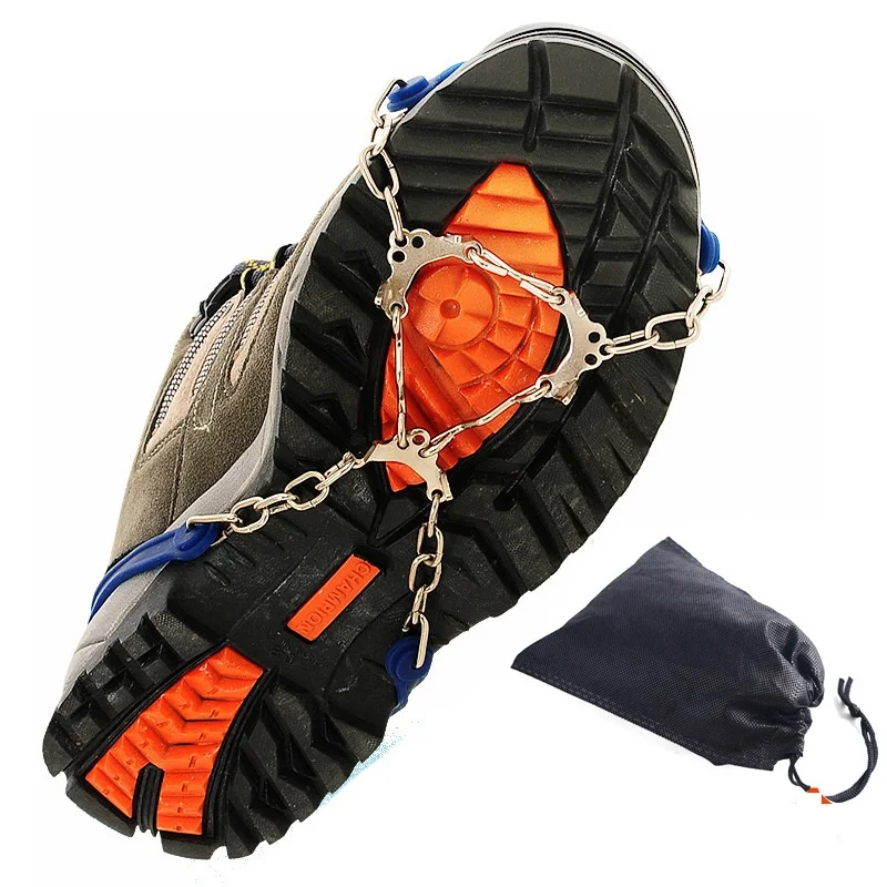 6 Teeth Crampon Spikes Traction Cleats Women Men Anti-slip Ice Snow Grips with Storage Pouch for Walking Hiking Fishing Crampon
6 Teeth Crampon Spikes Traction Cleats Women Men Anti-slip Ice Snow Grips with Storage Pouch for Walking Hiking Fishing Crampon