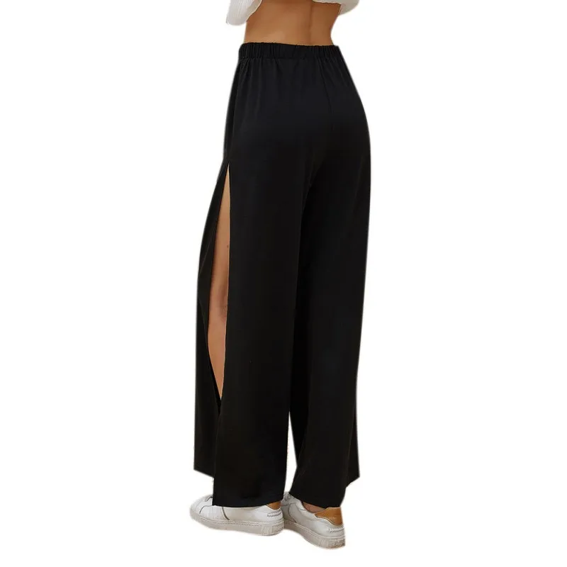 Fashion Women Vertical Wide Leg Pleated Pants Casual Trousers Ladies Solid Color High Waist Bread Pants
Fashion Women Vertical Wide Leg Pleated Pants Casual Trousers Ladies Solid Color High Waist Bread Pants