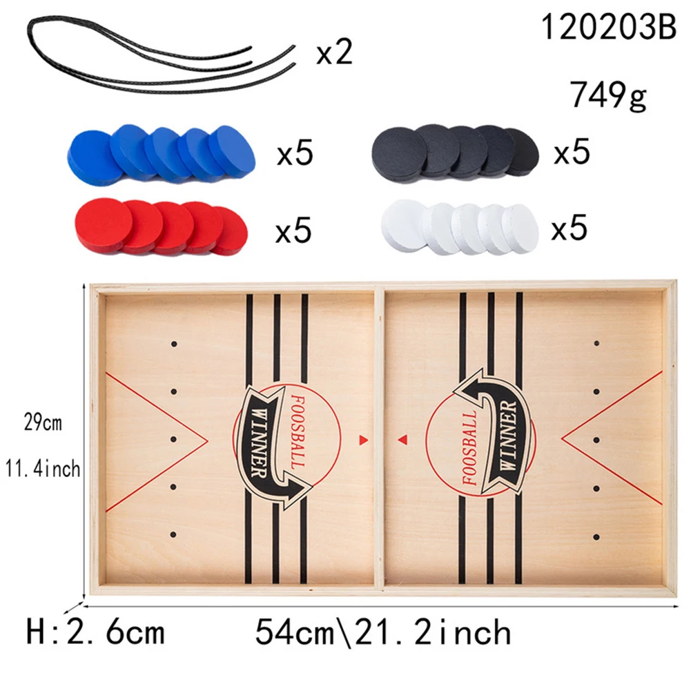 Baby Puck Game Toys Wooden Durable Fast Sling Air Hockey Board Game Toy Family Interactive Foosball Table Gameing Chess Prop
Baby Puck Game Toys Wooden Durable Fast Sling Air Hockey Board Game Toy Family Interactive Foosball Table Gameing Chess Prop