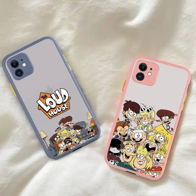 The Cartoon Loud House Phone Case for iPhone X XR XS 7 8 Plus 11 12 13 pro MAX 13mini Translucent Matte Shockproof Case
The Cartoon Loud House Phone Case for iPhone X XR XS 7 8 Plus 11 12 13 pro MAX 13mini Translucent Matte Shockproof Case