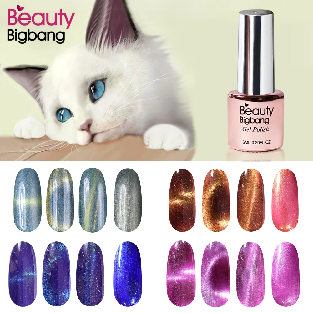 BEAUTYBIGBANG 3D Chameleon Cat Eye UV Gel Polish Magnetic Gel Varnish Lacquer Soak Off UV Nail Gel Lak
BEAUTYBIGBANG 3D Chameleon Cat Eye UV Gel Polish Magnetic Gel Varnish Lacquer Soak Off UV Nail Gel Lak
