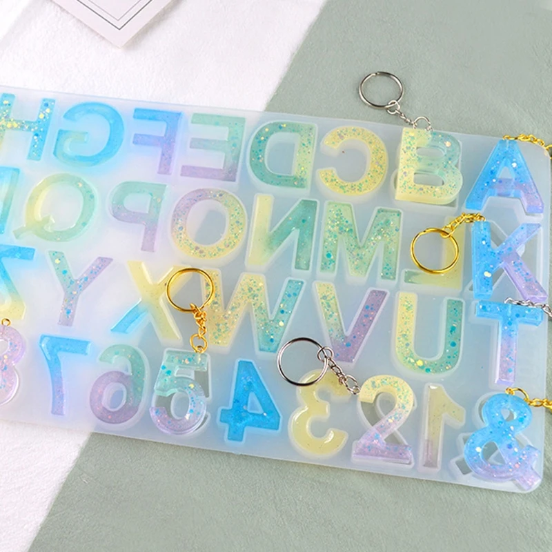 English Letter Pendant Resin Mold Large 26pcs Letter Silicone Casting Mold Alphabet Resin Casting Mold Art Craft Tools
English Letter Pendant Resin Mold Large 26pcs Letter Silicone Casting Mold Alphabet Resin Casting Mold Art Craft Tools