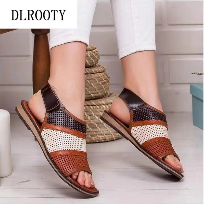 Women Sandals Shoes New Summer Fashion Hollow Peep Toe Rome Slip-On Non-slip Woman Slides Solid Casual Female Plus Size 35-43
Women Sandals Shoes New Summer Fashion Hollow Peep Toe Rome Slip-On Non-slip Woman Slides Solid Casual Female Plus Size 35-43