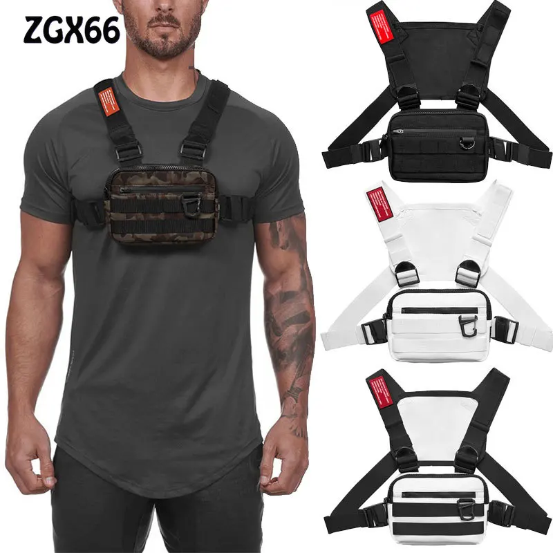 2021 New Men Chest Bags Casual Function Outdoor Style Chest Rig Bag Tactical Army Vest Bag Travel Streetwear Hip Hop Waist Packs
2021 New Men Chest Bags Casual Function Outdoor Style Chest Rig Bag Tactical Army Vest Bag Travel Streetwear Hip Hop Waist Packs