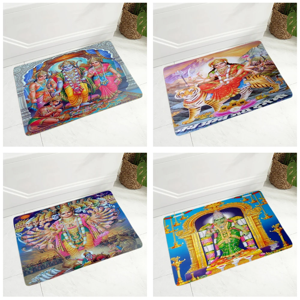 Colorful Indian Mythology Shiva Floor Door Mat for Children Room Non-Slip Decor Cartoon Buddhism Doormat 40x60cm Flannel Carpet
Colorful Indian Mythology Shiva Floor Door Mat for Children Room Non-Slip Decor Cartoon Buddhism Doormat 40x60cm Flannel Carpet