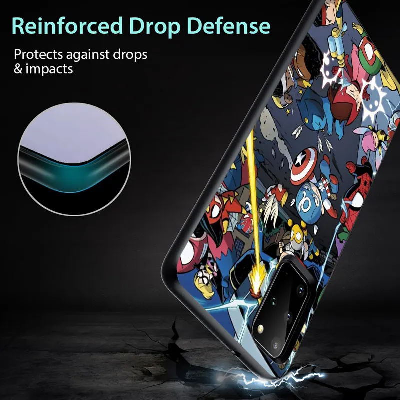 Marvel sticker for Samsung S6 S7 S8 S9 S10 S10E S21 Edge Plus Ultra 5G TPU Black Phone Case
Marvel sticker for Samsung S6 S7 S8 S9 S10 S10E S21 Edge Plus Ultra 5G TPU Black Phone Case