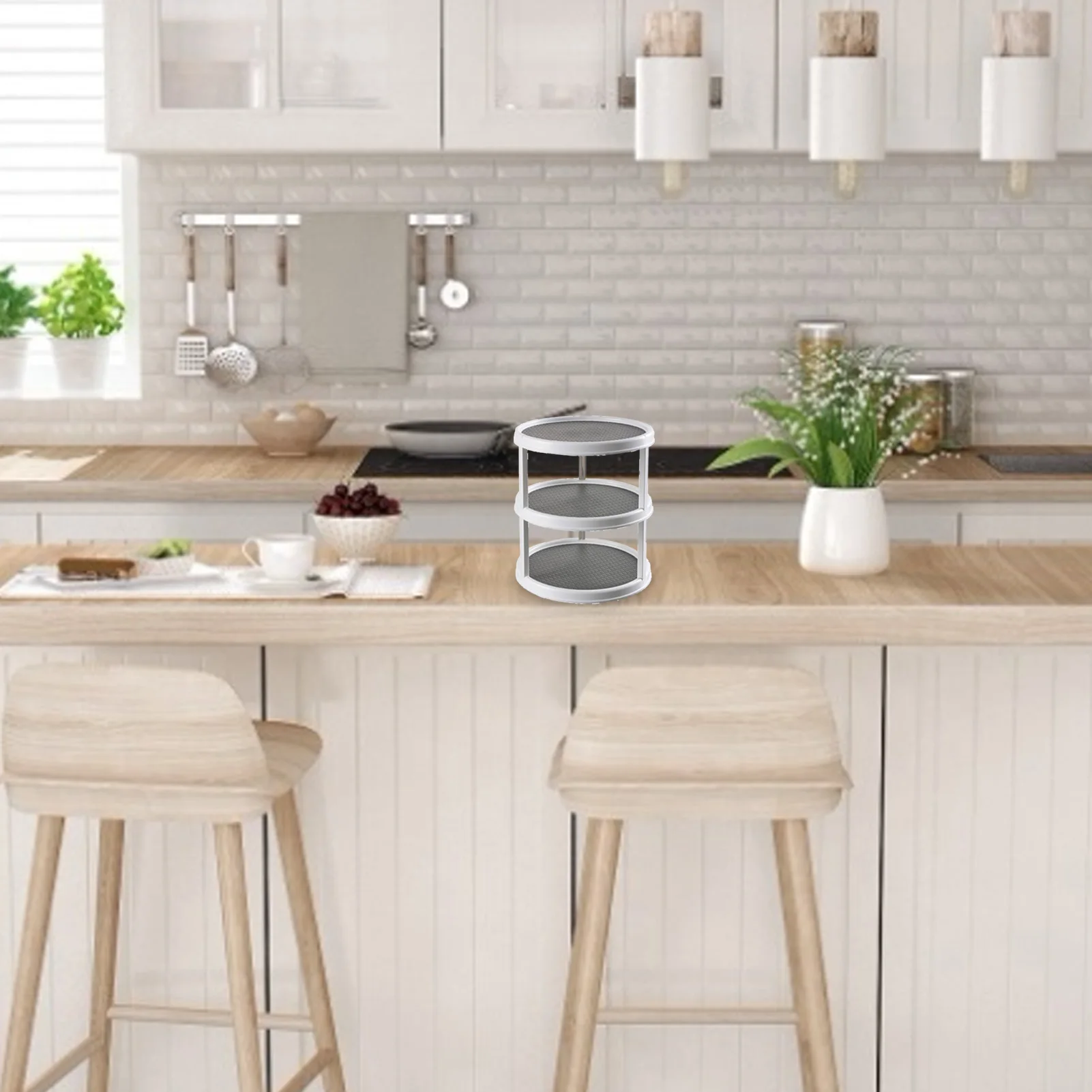 2-Layer 360 Rotation Non-slip Kitchen Seasoning Rack Multifunctional Retractable Oil Vinegar Chili Powder Knife Storage Rack
2-Layer 360 Rotation Non-slip Kitchen Seasoning Rack Multifunctional Retractable Oil Vinegar Chili Powder Knife Storage Rack