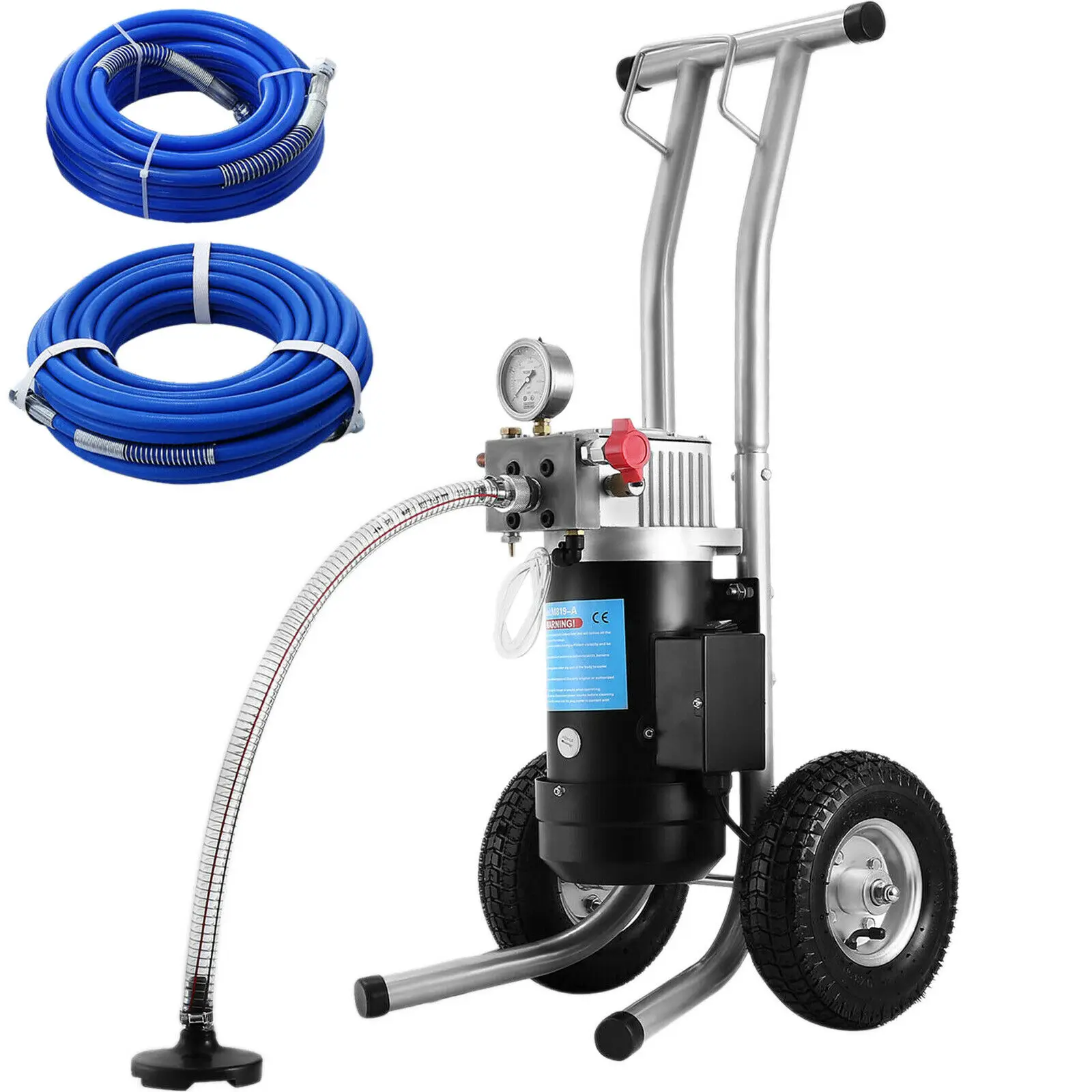 3.5HP Paint Sprayer Professional Electric Airless Spray Gun for Painting Extension Pole 3.8L / min and nozzle with hose
3.5HP Paint Sprayer Professional Electric Airless Spray Gun for Painting Extension Pole 3.8L / min and nozzle with hose