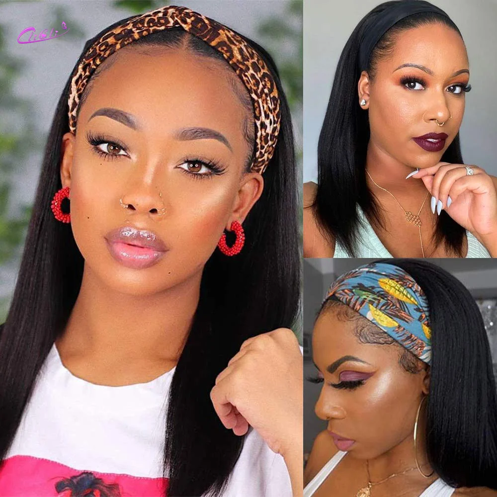Silky Straight Headband Wig Human Hair 150% Density Remy Brazilian Human Hair Wig Headband Female 30 Inch Wigs For Black Women
Silky Straight Headband Wig Human Hair 150% Density Remy Brazilian Human Hair Wig Headband Female 30 Inch Wigs For Black Women