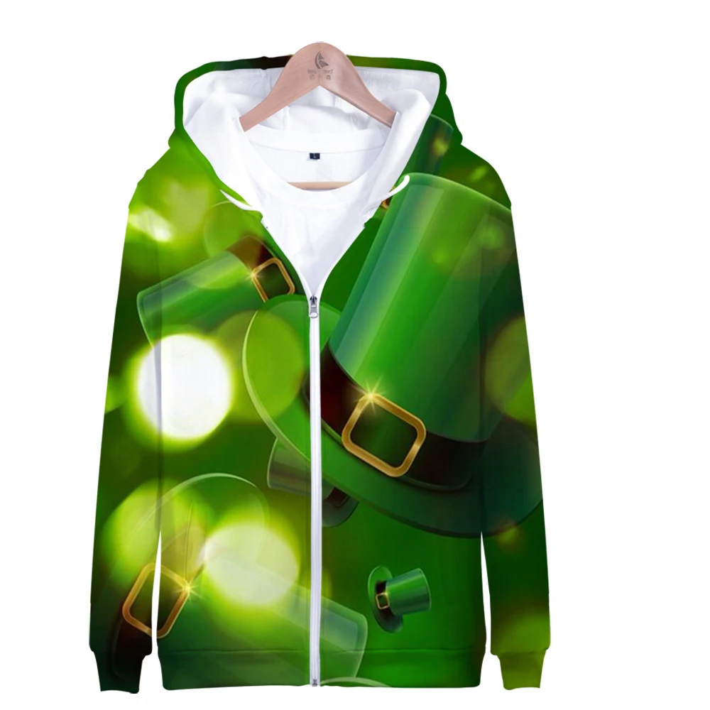 Saint Patrick's Day Hoodie 3D Unisex Zipper Sweatshirt Women/Men Long Sleeve Harajuku Streetwear Fashion Clothes Plus Size
Saint Patrick's Day Hoodie 3D Unisex Zipper Sweatshirt Women/Men Long Sleeve Harajuku Streetwear Fashion Clothes Plus Size