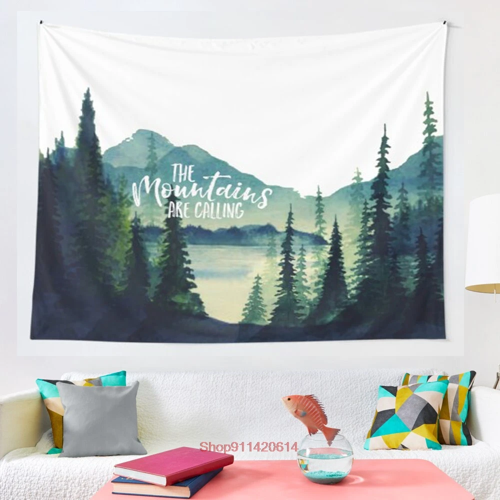 The Mountains are Calling tapestry Coverlet Curtain Blanket Bedding Sheet Towel Throw Window Curtain Tapestries
The Mountains are Calling tapestry Coverlet Curtain Blanket Bedding Sheet Towel Throw Window Curtain Tapestries