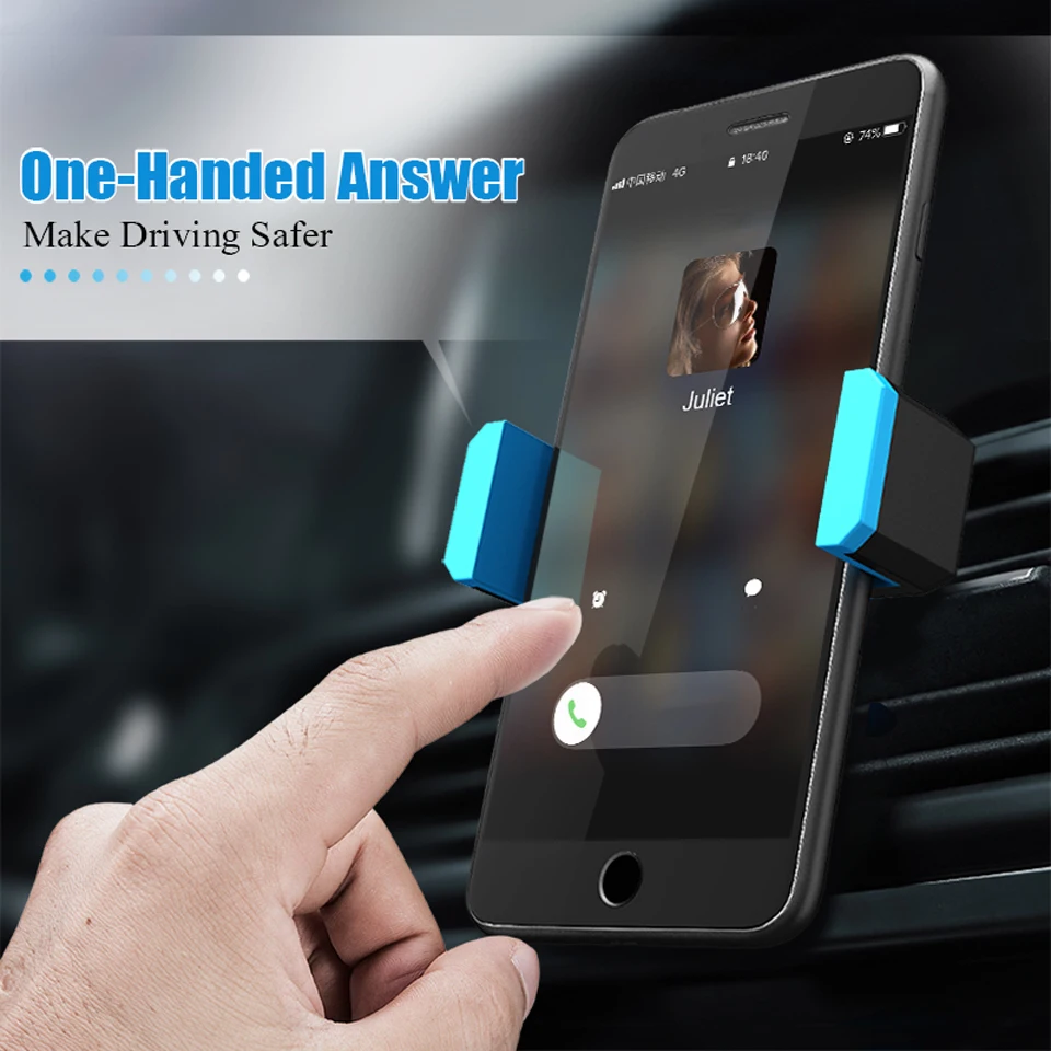 Universal Car Phone Holder Stand Air Vent Mount Holder 360 Degreen For Phone Support 4-6 inch Holder Stand in Car 
Universal Car Phone Holder Stand Air Vent Mount Holder 360 Degreen For Phone Support 4-6 inch Holder Stand in Car