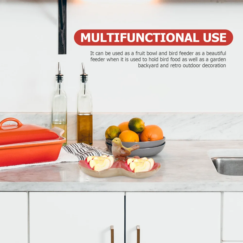 1Pc Ceramic Double Bird Basin Creative Fruit Tray Decor Bird Feeder Random Color
1Pc Ceramic Double Bird Basin Creative Fruit Tray Decor Bird Feeder Random Color