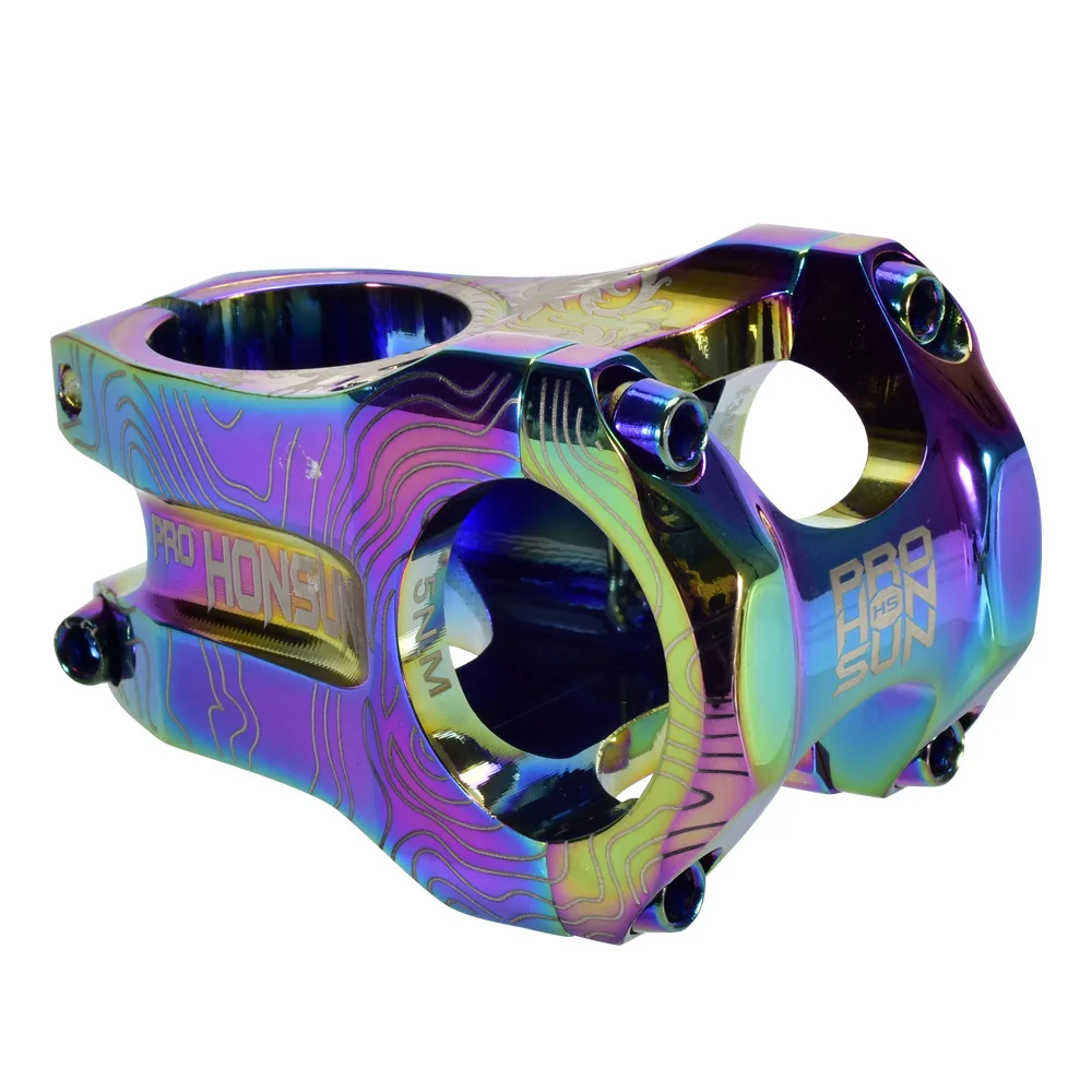 Bicycle Rainbow Stem 0 degree 31.8*45mm CNC Bike Short Stem XC AM DH FR MTB Mountain Road Bike Handlebar Stem Colorful Stem
Bicycle Rainbow Stem 0 degree 31.8*45mm CNC Bike Short Stem XC AM DH FR MTB Mountain Road Bike Handlebar Stem Colorful Stem