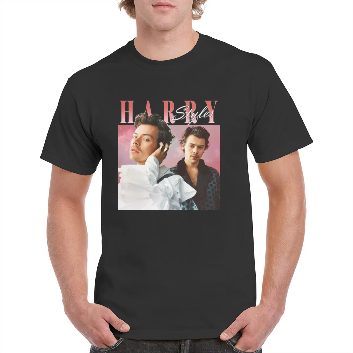 Harry Styles T-Shirt Cotton Retro Trending Popular 90'S graphics Tops Female/Man
Harry Styles T-Shirt Cotton Retro Trending Popular 90'S graphics Tops Female/Man