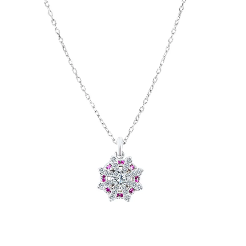 COSYA Purple Turntable Zircon 100% 925 Sterling Silver Temperament Pendant Necklace Classic Design For Women Fine Jewelry Gift
COSYA Purple Turntable Zircon 100% 925 Sterling Silver Temperament Pendant Necklace Classic Design For Women Fine Jewelry Gift