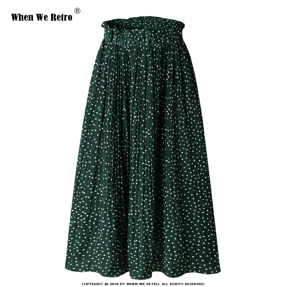 White Dots Floral Print Pleated Midi Skirt WF0225 Women Elastic High Waist Pockets Long Skirts Summer 2021 Elegant Female Bottom
White Dots Floral Print Pleated Midi Skirt WF0225 Women Elastic High Waist Pockets Long Skirts Summer 2021 Elegant Female Bottom