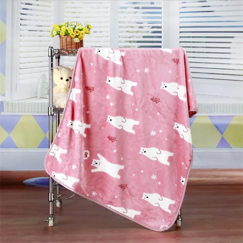 New Arrival Soft Cute Polar Bear Cartoon Kids Comfortable Sleeping Blanket Practical Baby Bed Blankets
New Arrival Soft Cute Polar Bear Cartoon Kids Comfortable Sleeping Blanket Practical Baby Bed Blankets