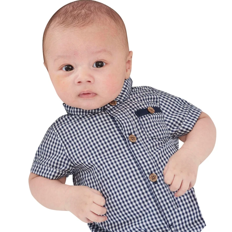 2021Baby Boys Cute Toddler Fake 2 Piece Plaid Bodysuit Rompers Children Kids Summer Infant Jumpsuit One Pieces Cute Clothes
2021Baby Boys Cute Toddler Fake 2 Piece Plaid Bodysuit Rompers Children Kids Summer Infant Jumpsuit One Pieces Cute Clothes