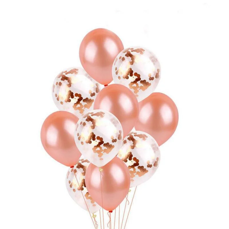 Mix Rose Gold Confetti Latex Balloons 12Inch Party Balloons for Baby Shower birthday Wedding anniversaire Decorations
Mix Rose Gold Confetti Latex Balloons 12Inch Party Balloons for Baby Shower birthday Wedding anniversaire Decorations