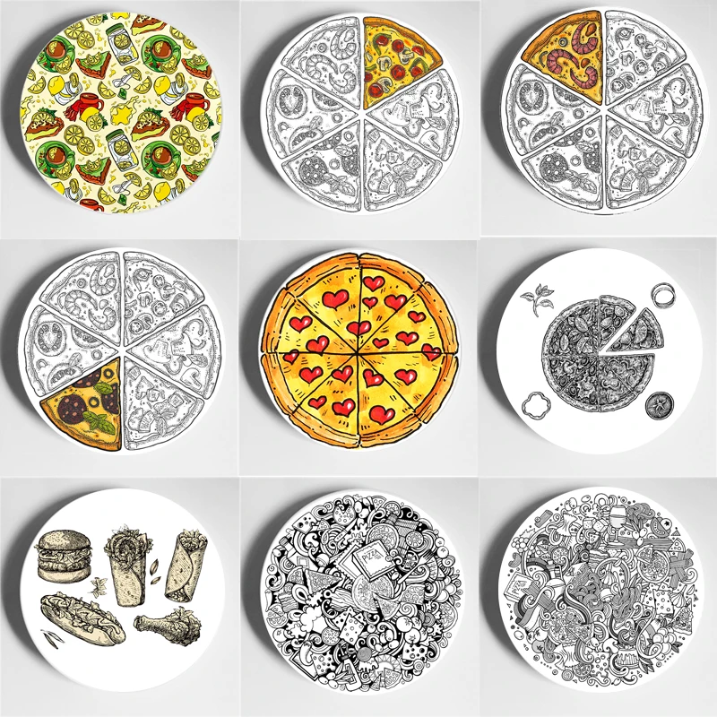 Hand Drawn Cartoon Doodles Wall Plate Funny Design Decorative Plate Handmade Art Display Plate New Style Decoration Crafts
Hand Drawn Cartoon Doodles Wall Plate Funny Design Decorative Plate Handmade Art Display Plate New Style Decoration Crafts