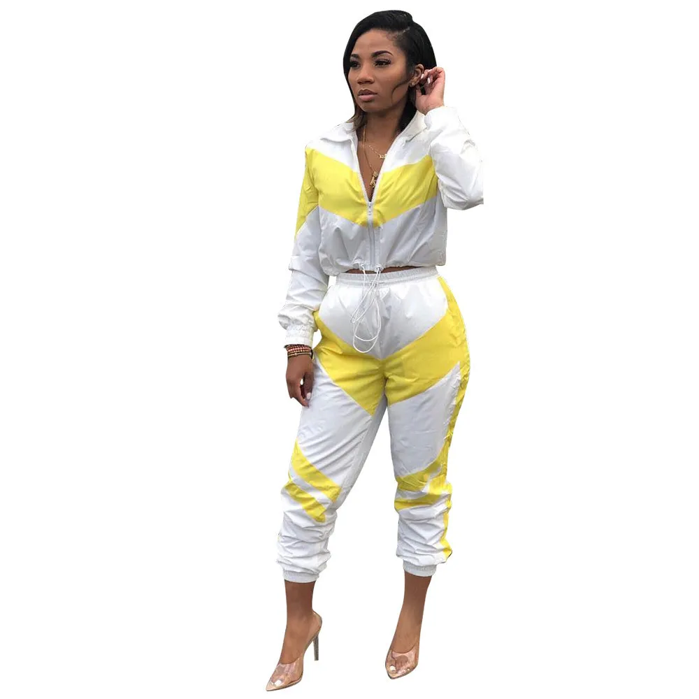 2020 Turn-down Collar Drawstring Polyester Full Large Size Two Piece Set Hot Casual Stitching Coat + Trousers Fashion 2 Women
2020 Turn-down Collar Drawstring Polyester Full Large Size Two Piece Set Hot Casual Stitching Coat + Trousers Fashion 2 Women
