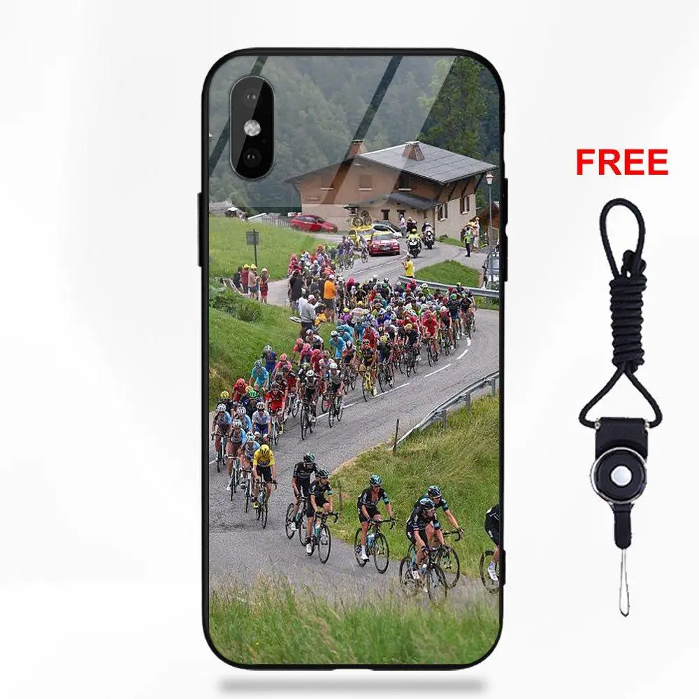 Omdnwd велосипедная Рама гонки команда SKY велосипедной команды для Apple IPhone X XS Max XR 5 5C