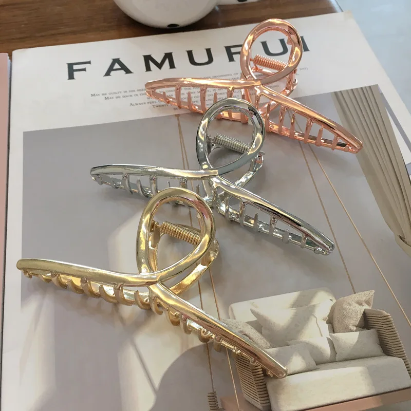 Women Barrettes Metal Hair Claws Hair Accessories Hairclips Hairpins Gold Color Hairgrip Headwear Girls Ornaments Crab Bands
Women Barrettes Metal Hair Claws Hair Accessories Hairclips Hairpins Gold Color Hairgrip Headwear Girls Ornaments Crab Bands