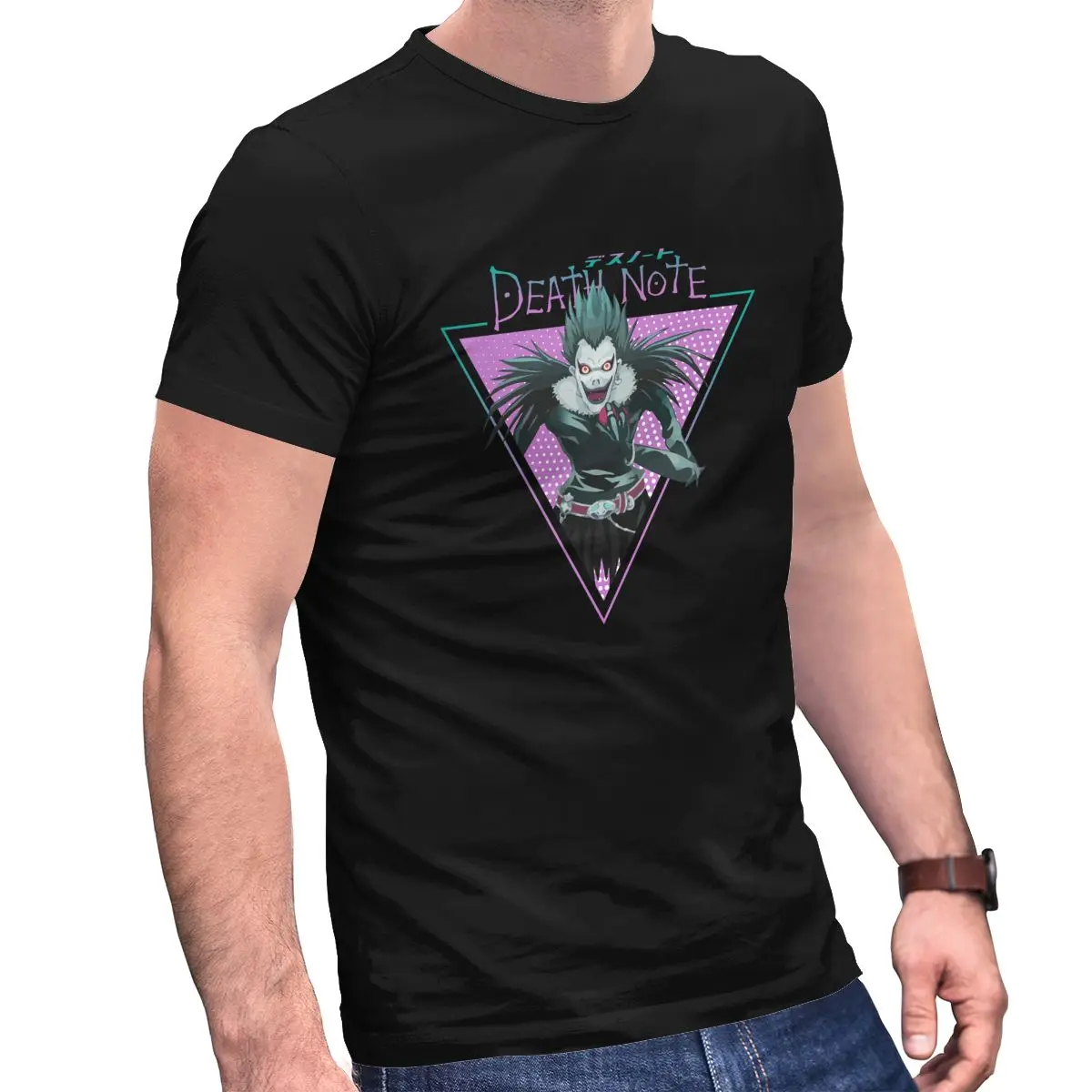 Death Note T Shirt for Men Cotton Tshirt Stylish Tee Tops Short Sleeves Anime Manga Shinigami Ryuk T-shirt Loose Fit Apparel
Death Note T Shirt for Men Cotton Tshirt Stylish Tee Tops Short Sleeves Anime Manga Shinigami Ryuk T-shirt Loose Fit Apparel