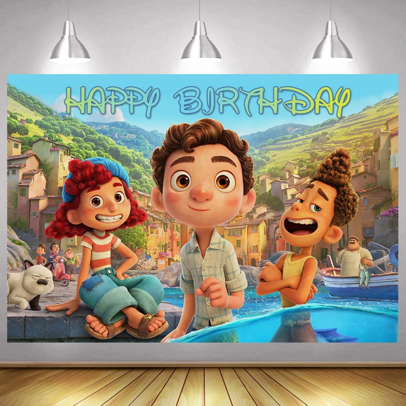 Summer Sea Brave Boy Monster Luca Backdrop Kids Happy Birthday Party Photography Background Baby Shower Custom Banner Wall Decor
Summer Sea Brave Boy Monster Luca Backdrop Kids Happy Birthday Party Photography Background Baby Shower Custom Banner Wall Decor