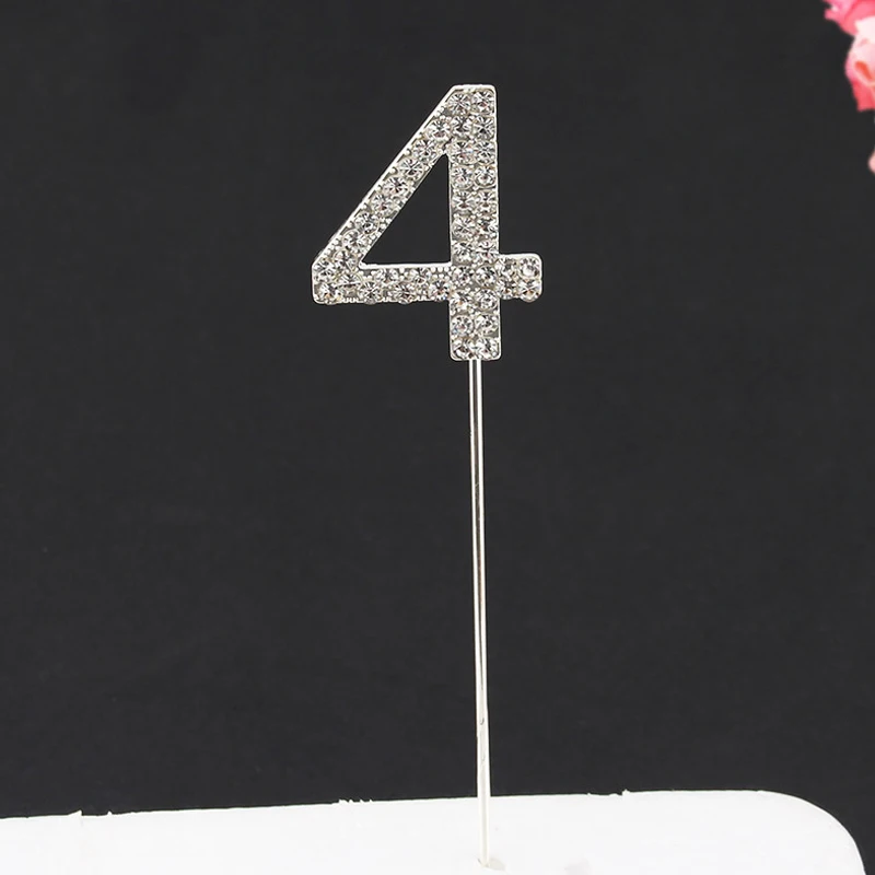 1Pcs Rhinestones Metal Decorative Cake Topper No.0-9 Cake Topper for Birthday Party or Anniversary Cake Decoration Accessories
1Pcs Rhinestones Metal Decorative Cake Topper No.0-9 Cake Topper for Birthday Party or Anniversary Cake Decoration Accessories