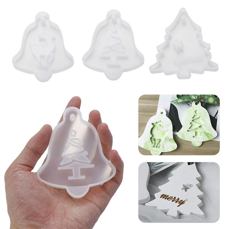 Molds For Epoxy Resin Christmas Tree Snowflake Pendant Molds For Soap Making 3D Mold Resin Liquid Form for Aroma Gypsum Figures
Molds For Epoxy Resin Christmas Tree Snowflake Pendant Molds For Soap Making 3D Mold Resin Liquid Form for Aroma Gypsum Figures