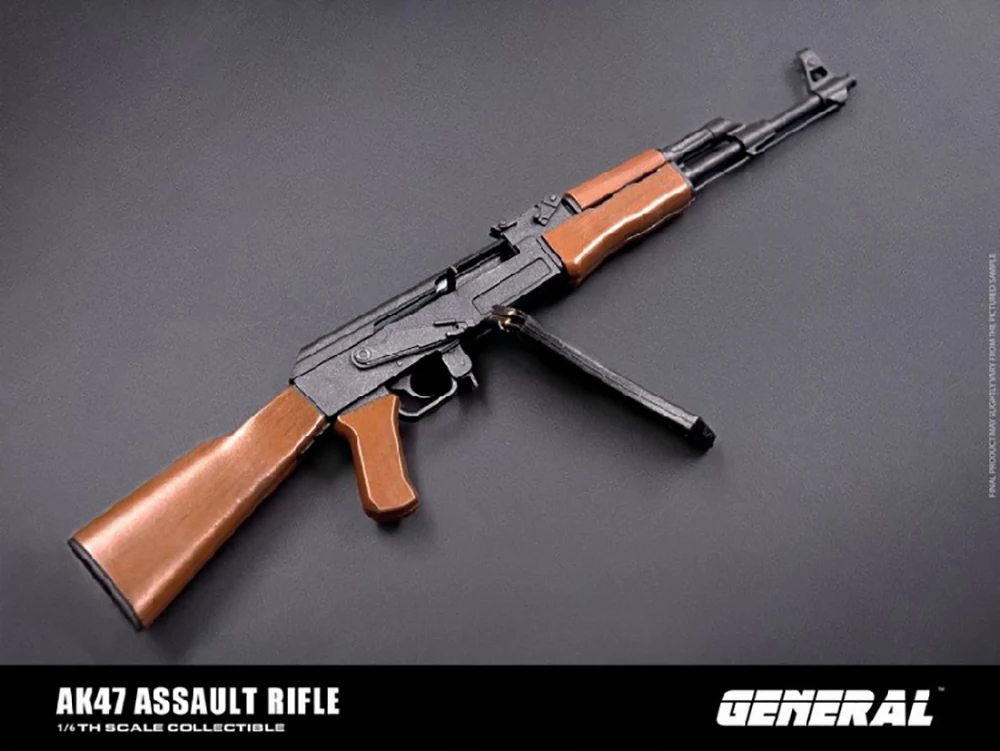 

GENERAL GA-004 1/6 Weapon Props AK47 Assault Rifle Fit 12" Action Figure Accessoires