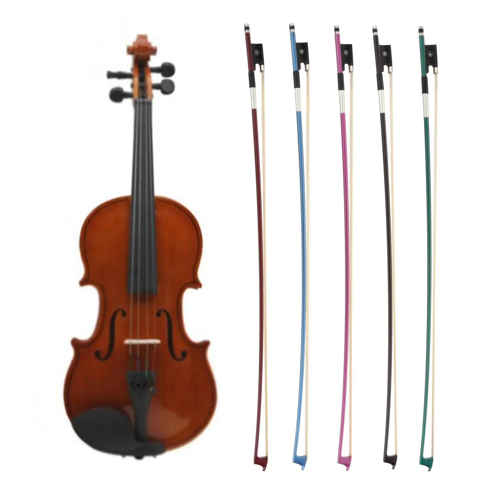 Universal Acoustic 4/4 Violin Bow Carbon Fiber Multicolor Bow for Adults Gifts Violin Player Learner Musical Instruments Parts
Universal Acoustic 4/4 Violin Bow Carbon Fiber Multicolor Bow for Adults Gifts Violin Player Learner Musical Instruments Parts