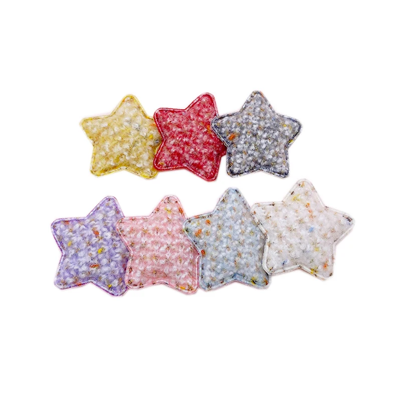 50pcs Plush Star Padded Appliques Handmade Felt Fabric Headwear Baby Gift Decor DIY Party Crafts Accessories
50pcs Plush Star Padded Appliques Handmade Felt Fabric Headwear Baby Gift Decor DIY Party Crafts Accessories
