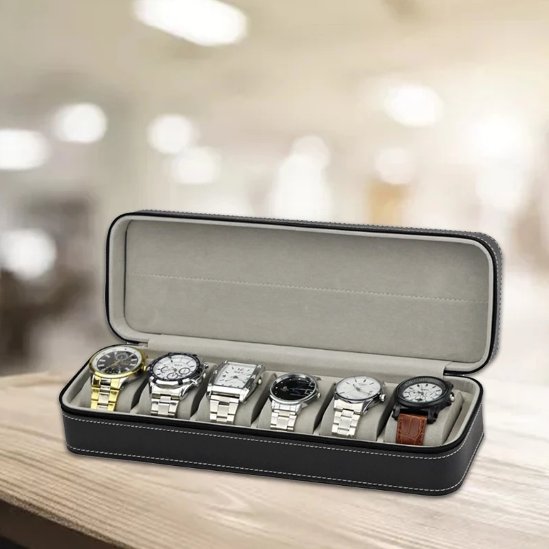 6 Slot Watch Box Portable Travel Zipper Case Collector Storage Jewelry Storage Box
6 Slot Watch Box Portable Travel Zipper Case Collector Storage Jewelry Storage Box