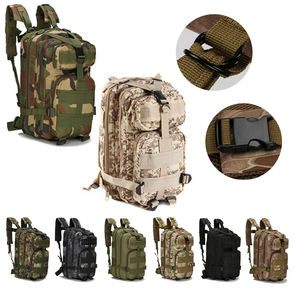 25L Military Camouflage Rucksacks 1000D Oxford Cloth Backpack Waterproof Camping Hiking Trekking Outdoor Bag For Men Women
25L Military Camouflage Rucksacks 1000D Oxford Cloth Backpack Waterproof Camping Hiking Trekking Outdoor Bag For Men Women