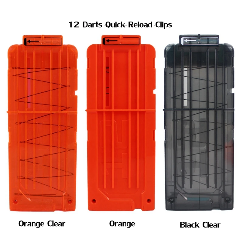 12 Reload Clip Magazine Round Darts for Toy Gun Soft Bullet Clip Nerf Replacement Bullet Clip Kids Gift Accessories 
12 Reload Clip Magazine Round Darts for Toy Gun Soft Bullet Clip Nerf Replacement Bullet Clip Kids Gift Accessories