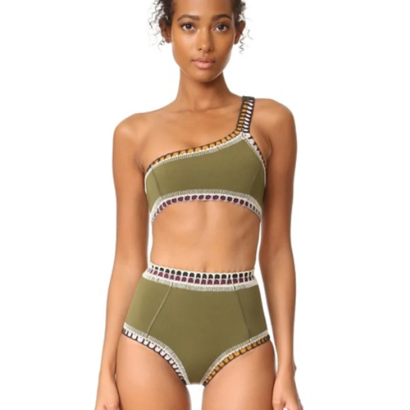 High Waist Bikinis 2022 Bathing Suit Sexy Push Up Swimwear Women One Shoulder Swimsuit Crochet Bikini Set Female Beach Wear
High Waist Bikinis 2022 Bathing Suit Sexy Push Up Swimwear Women One Shoulder Swimsuit Crochet Bikini Set Female Beach Wear